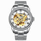 Watch Men Skeleton Automatic Mechanical Watch Gold Skeleton Vintage Mens Watch Top Brand Luxury