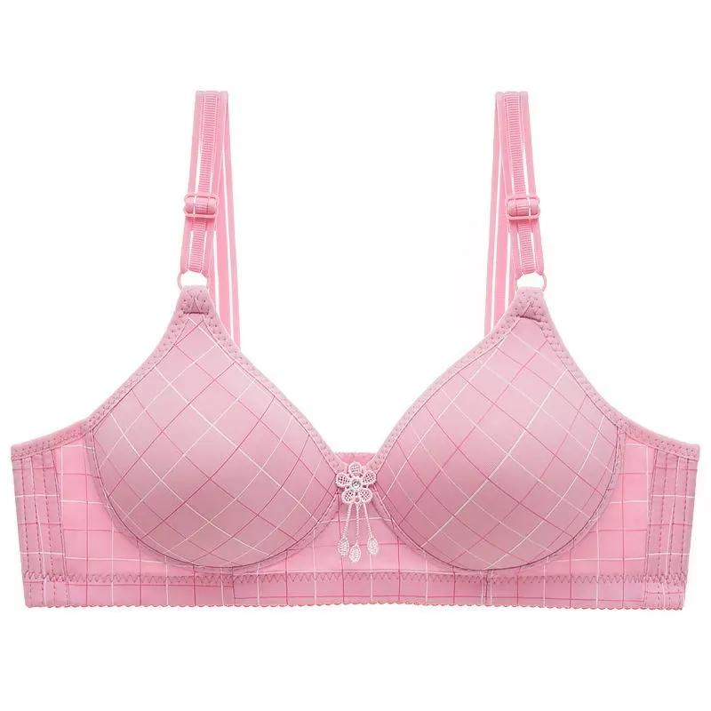 Push Up Bra for Women Plus Size Bras Underwear Wireless Soft Seamless Brassiere Large Cup Bralette Cotton Comfortable Lingerie