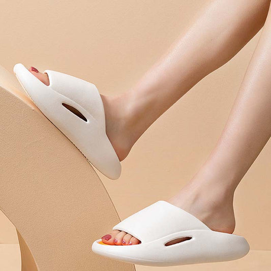 Summer Men's and Women's Slippers To Wear Outside The Bathroom with Non-slip Thick Bottom Wear-resistant Couple Slippers