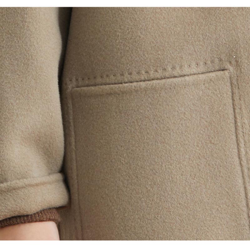 Woolen Coat Women's Autumn and Winter Short Suit Double-sided Plush Coat