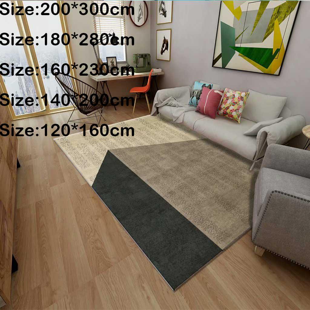 Bedroom sofa rug simple nordic ethnic style rug bed and breakfast living room rug coffee table pad