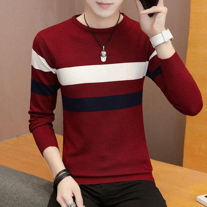 Men Sweaters 2019 Autumn Winter Cotton Knitted Mens Sweaters Pullovers Men Brand Clothing Knitwear