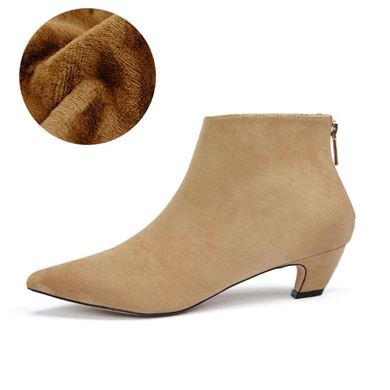 Fashion Stretch Ankle Women Boots Sexy Pointed Toe High Heel Women Shoes Ladies Winter Party Shoes