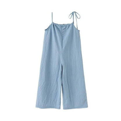Girls' Bib Summer Children's Sling Jumpsuit Korean Version of Summer Girls Loose Pants