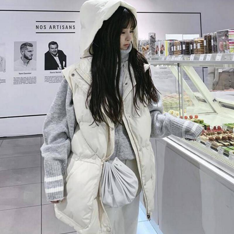 Pofulove Turtleneck Sweater Women's Korean Stripe Student Loose Long Sleeve Warm Hooded Wild Thin Sweatshirt Jacket