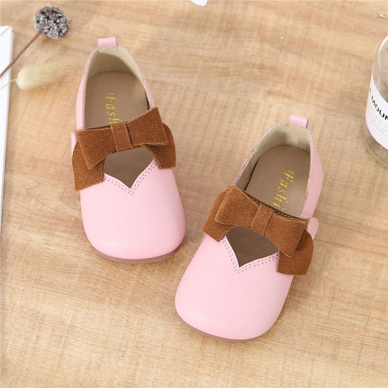Girls Shoes 2021 Leather Soft Sole Princess Shoes Spring and Autumn Baby Shoes Children's Women 3 To 4 Years Old Small Leather Shoes