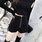 Korean Version of Denim Shorts Women Summer Plus Size Fat Girls Loose High Waist Wide Leg A- Pants Hip Pants