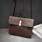 Business Briefcase Men PU Leather Zipper Waterproof Handbag Shoulder Bag Travel Messenger Bags