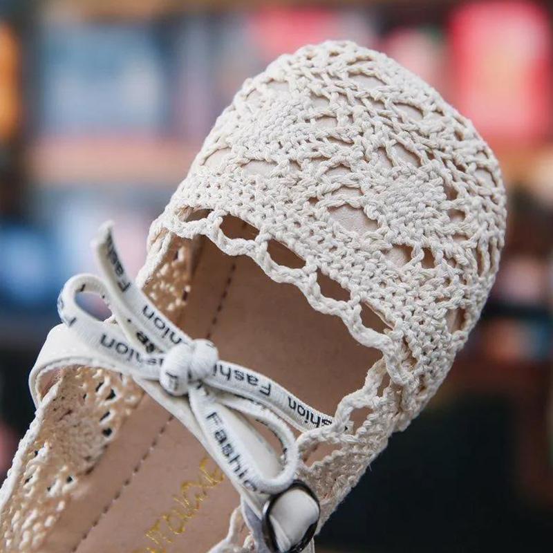 Baby Sandals Girls Soft Sole Cute Princess Summer Children's Non-slip Toddler Breathable Shoes