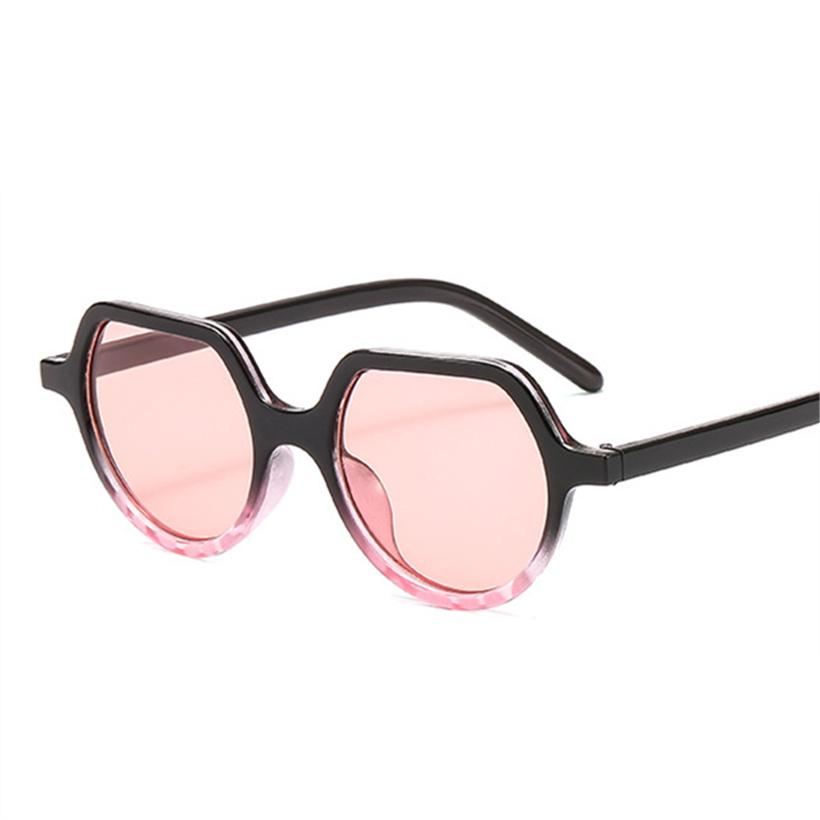 Oulylan Women Sunglasses Brand Design Luxury Irregular Small Sun Glasses Ladies Pink Glasses Fashion