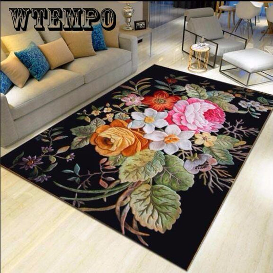European Carpet for Living Room Anti-slip Mats Luxury Doormat Kitchen  Floor Rug Hallway