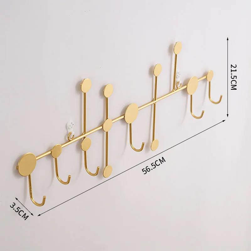 Musical Note Shape Hanger Bathroom Towel Shelf Hole-free Metal Clothes Rack Bedroom Hook Rack