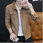 Men Top Autumn Winter Casual Corduroy Slim Long Sleeve Coat Suit Jacket Blazer