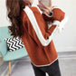 Autumn and Winter Loose Jacket Knitted Look Up Fashion Sweater All-match Casual Women's Top