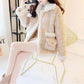 Autumn and Winter All-match Woolen Coat Women's Short Small Incense Wind Korean Thick Coat