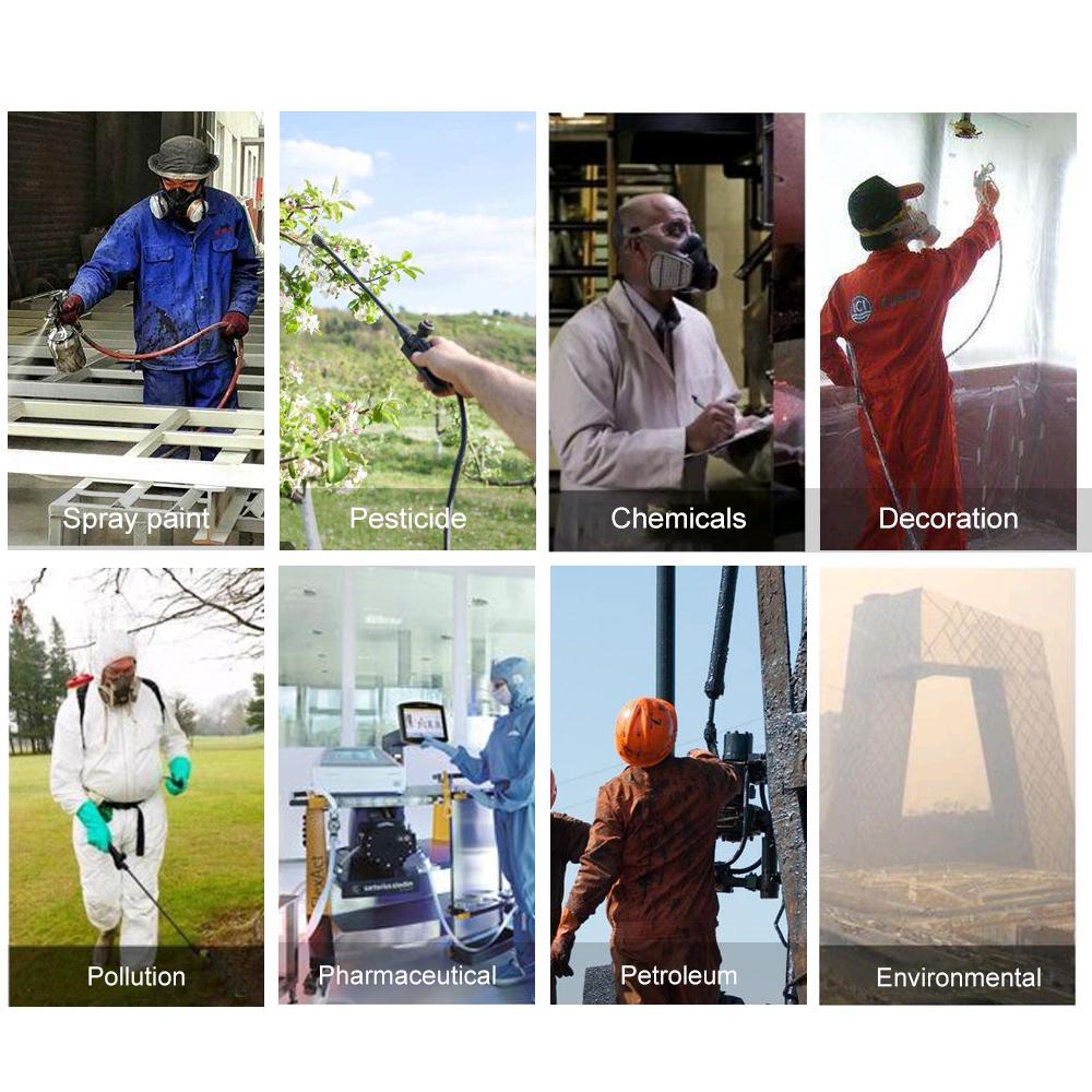 Gas mask spray paint chemical activated carbon mask anti-odor dustproof industrial safety gas mask