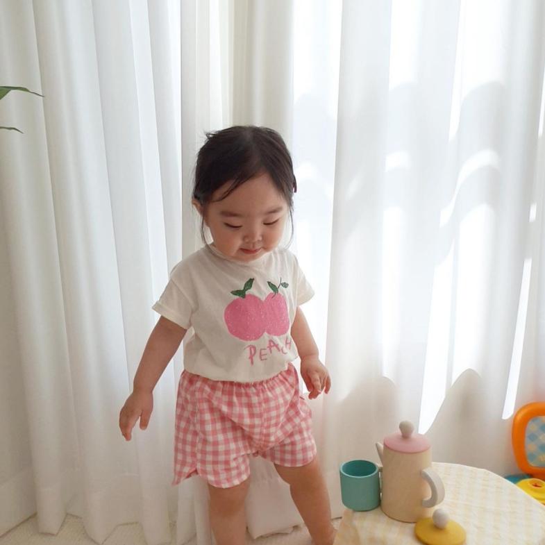 Kids Baby Girl Boy Clothes Set Tops Solid Cartoon Short Sleeve Shirt Crop Pants Summer Casual Outfit Sets Girls Boys 0-4Y