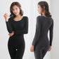 Seamless Thermal Underwear Ladies Plus Velvet Thick Autumn Clothes Long Trousers Set Fever Winter Body Bottoming Shirt