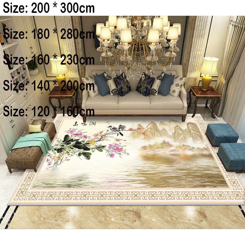 Living room carpet simple home coffee table carpet bedroom bedside carpet European court style