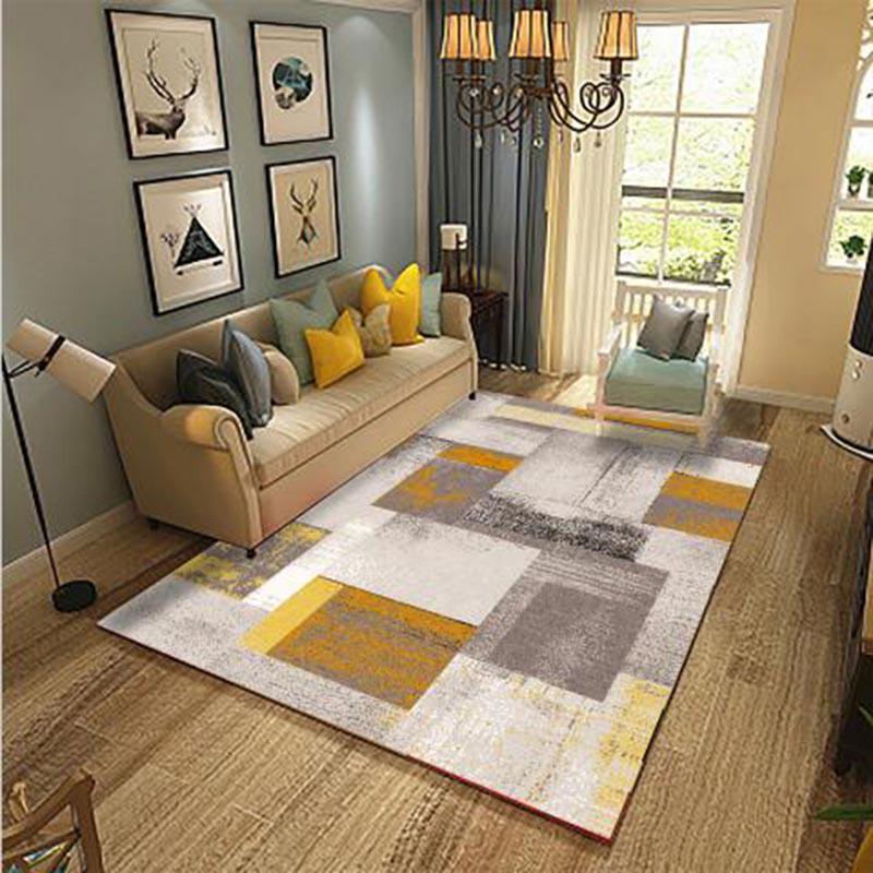 Large Area Carpets for Living Room Soft Rug Rustic Style Bedroom Study Rectangular Big Size Carpet
