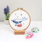 Children's Simple Embroidery Cartoon Style Handmade Lesson Making Diy Material Package Cross Stitch with Auxiliary Tools