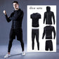 Men Sportswear Compression Sport Suits Quick Dry Running 5 Sets Sports Joggers Training Gym Fitness