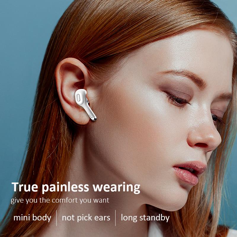 Bluetooth Earphones Mini LED Display Headphone Stero Sound 1500mah Power Bank Sport Wireless Headset