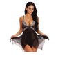 Plus Size Women Sexy Dress Pajama Set Fat Ladies Underwear V-Neck Lingerie Lace Babydoll Sleepwear Underwear Night Dress