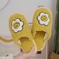 Cotton Slippers Women Cute Cartoon Winter Plush Non-slip Warm Cotton Shoes
