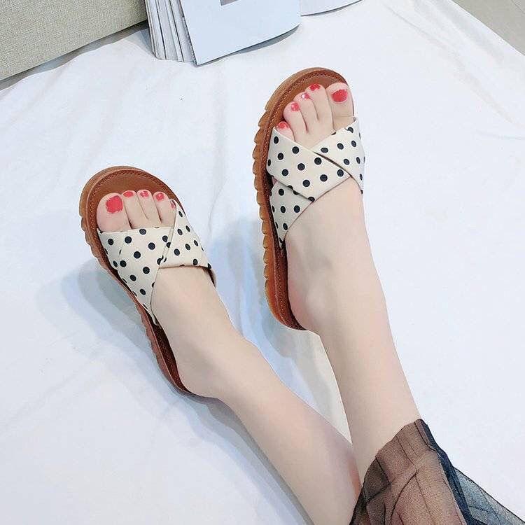 Women Fashion Flip Flops  Bohemia Bowknot Flax Linen Flip Flops Beach Shoes Wedges Bottom Slippers Sandals