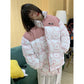 Winter Women's Down Jacket Korean Style Loose Short Jacket Thickened Warmth Stand-collar Couple Jacket