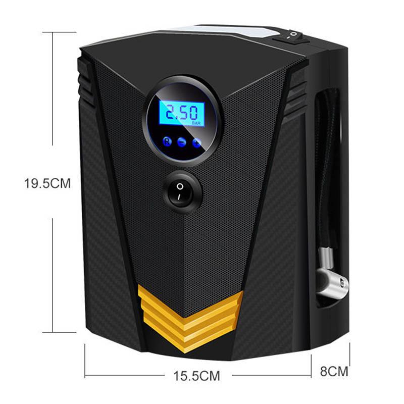 Car Inflatable Pump 12V Electric Portable Emergency Tire Inflatable Pump Fast Inflatable Multi-function Universal Digital Display Screen
