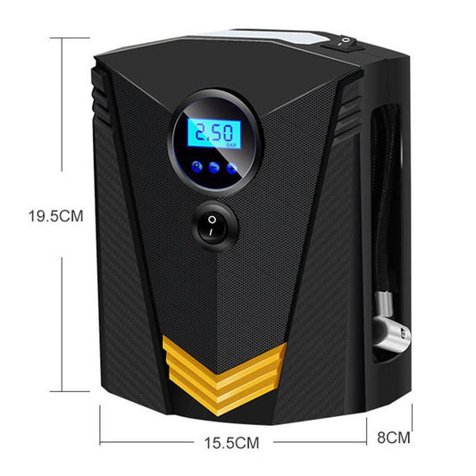 Car Inflatable Pump 12V Electric Portable Emergency Tire Inflatable Pump Fast Inflatable Multi-function Universal Digital Display Screen