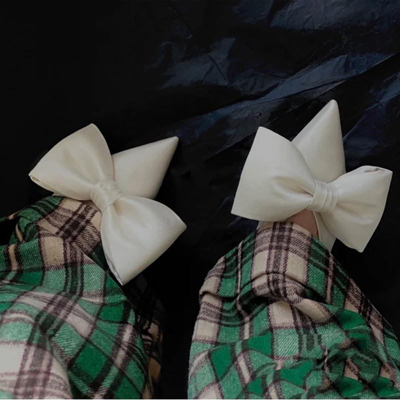 Bowknot Flat Shoes Women's Ballet Shoes Elegant Temperament Single Shoes Women