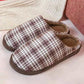 Winter Slippers Cotton Shoes for Women Plus Size Mens Slides Thick Warm Slipper