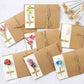 10 Mother's Day Cards Creative Handmade Activities Small Cards Thank You Message Cards Birthday Wishes Dried Flower Cards