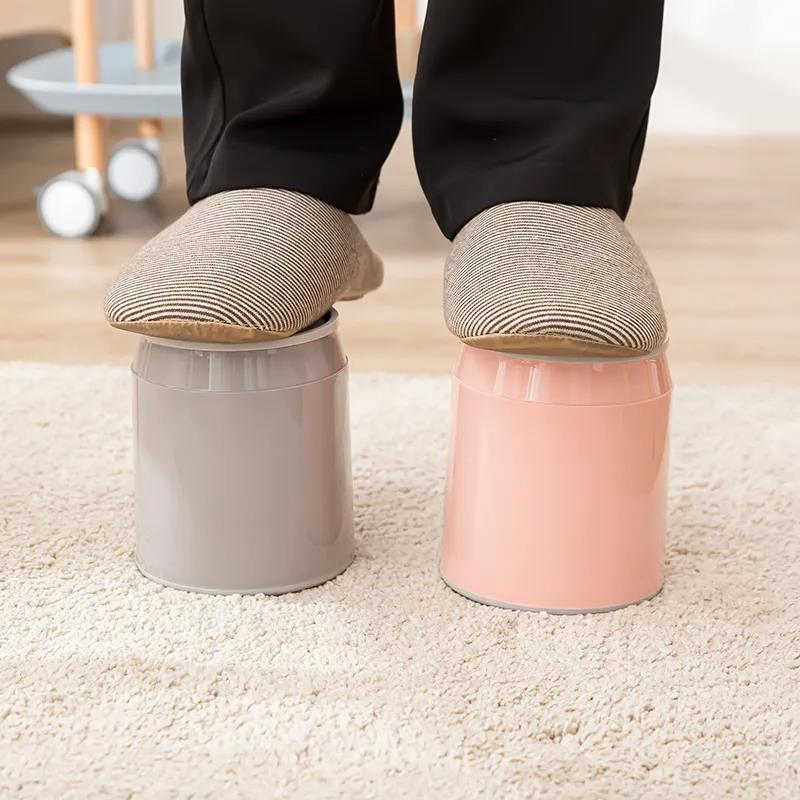 Press Type Desktop Trash Can Mini Cute Desk Small Storage Bin Household Bedroom Bed Bedside Waste Paper Basket