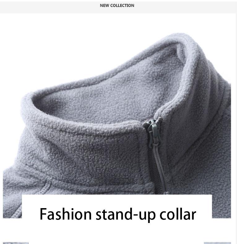 Men's Autumn Jacket Loose Large Size Outdoor Leisure Stand-up Collar Jacket Men's Sports Jacket