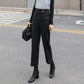 Woolen High-waist Straight-leg Pants Women's Autumn and Winter Fashion Loose and Thin Casual Cigarette Pants Nine-point Suit Pants