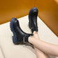 Chelsea Boots Martin Boots Women's Autumn and Winter Snow Boots Cotton Boots Plus Velvet Warm Shoes British Style Boots Smoke Boots