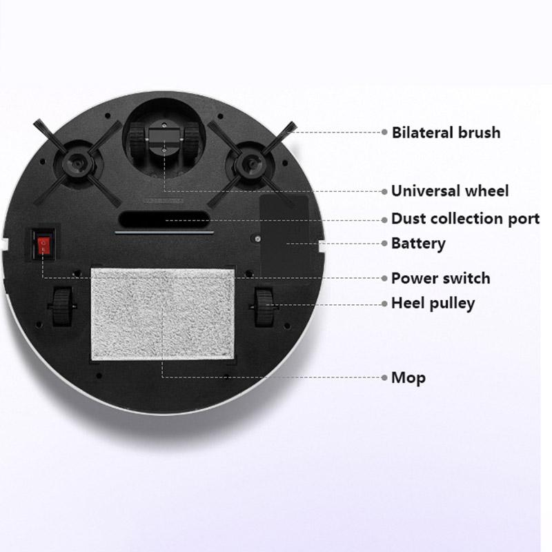 Fully Intelligent Sweeper Automatic Suction Sweeping and Mopping Household Vacuum Cleaner Wiping Artifact Sucking Small Garbage and Dust