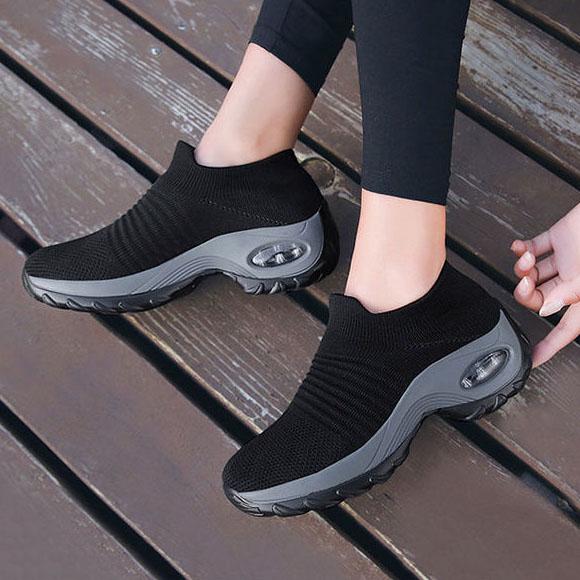 Women's Autumn Casual Shoes Non Slip Soft Sole Running Shoes Spring Breathable Sports Sneakers