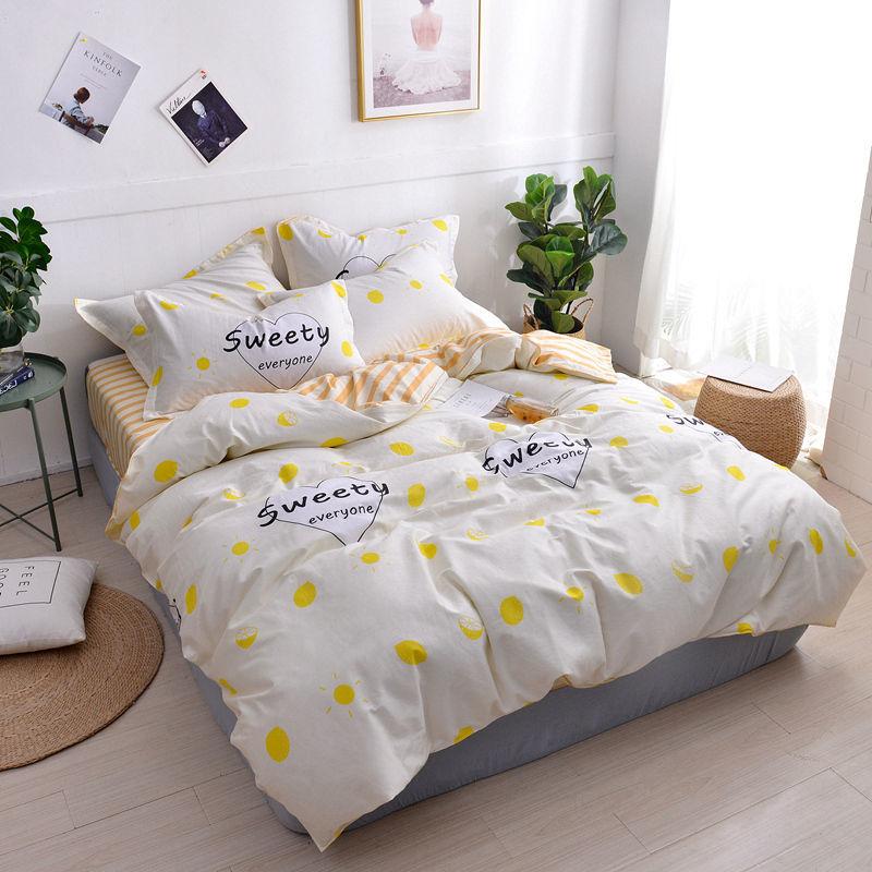 Cotton Quilt Cover Single Piece Cotton Quilt Cover for Double Bed
