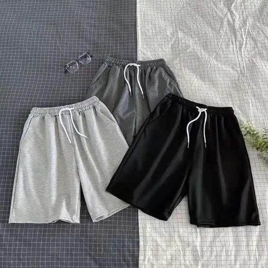 Summer Casual Sports Shorts Female Students Ins Loose All-match Five-point Pants Casual Shorts Solid Color Fitness Jogging Pants