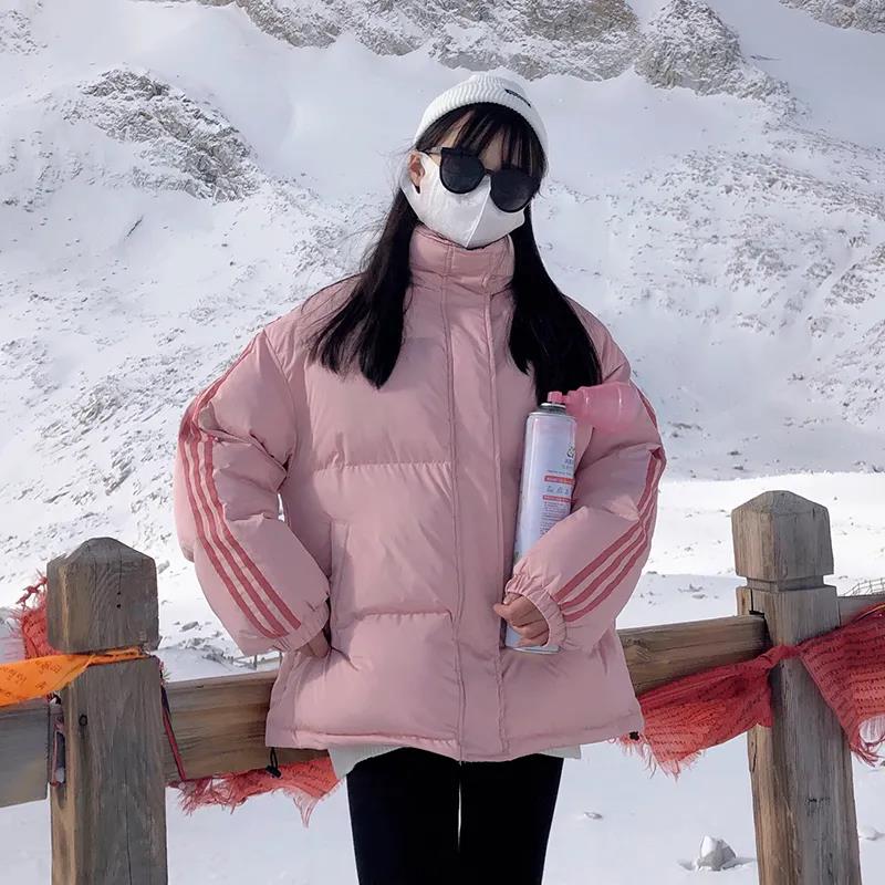 Winter Down and Down Padded Coat Korean Style Loose Student Bread Coat Women's Winter Coat Short Padded Jacket