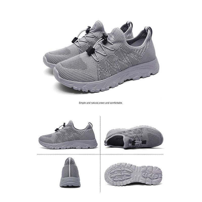 Old Man Shoes Men's Non-slip Soft Bottom Middle-aged and Elderly Walking Shoes Breathable Casual Sports Shoes Father Single Shoes