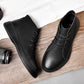 Plus Size 38-47 Genuine Leather Martin Boots Men's High Top Chelsea Boots Work Shoes Men's Booties