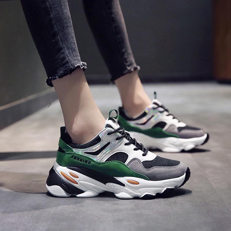 Women's Sneakers platform Casual Shoes Woman Flat HeelsDad Style Ladies Sport Footwear