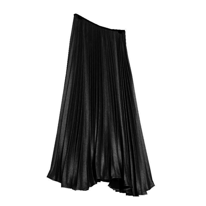 Women  Skirt Mid-length A-line Skirt Plus Size Fairy Skirt Summer Ruffled Elastic Waist Sandy Beach Vacation Daily