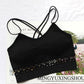 Beautiful Back Wrapped Chest Sexy Hollow Yoga No Steel Ring Underwear Girls Underwear Suspenders Small Vest Yoga Vest Small Chest Underwear